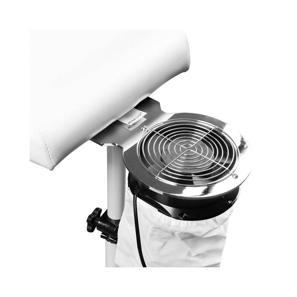 Dust absorber for pedicure azzurro f18a chrome — side view