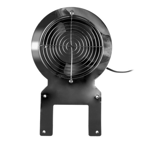 Απορροφητής σκόνης για πεντικιούρ Azzurro F18A με χρωμιωμένο φινίρισμα — προβολή από μπροστά
