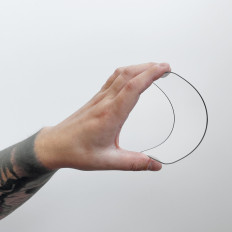 Glasfolie gehärtetes Glas mit Rahmen Samsung Galaxy A73 Flexibilität Flexi Nano transparent