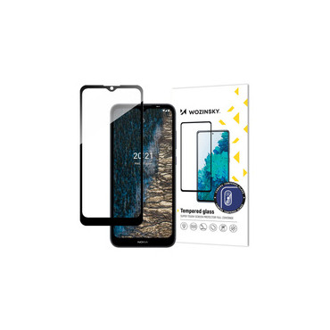 Tempered glass for the entire screen with the Nokia C20 / C10 Full Glue Frame Black