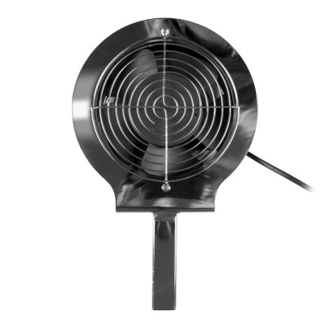 Staubsauger für Pediküre AZZURRO F18 Chrom — Vorderansicht