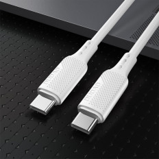 Kabel USB-C-kabel for lasting og dataoverføring 100W PD 1M hvit