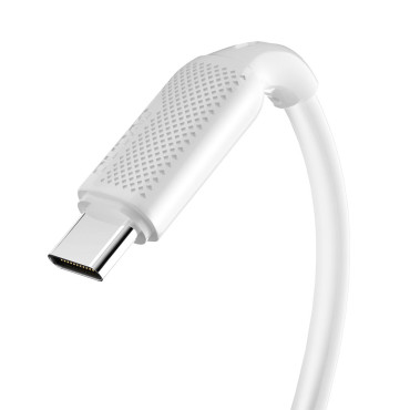 Kabelinė USB-C kabelis, skirtas pakrovimui ir duomenų perdavimui 100W PD 1M balta