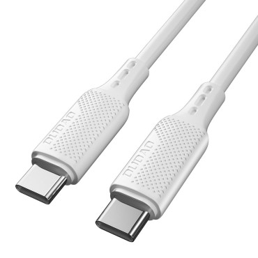 Kabel USB-C-kabel voor laad- en gegevensoverdracht 100W PD 1m wit
