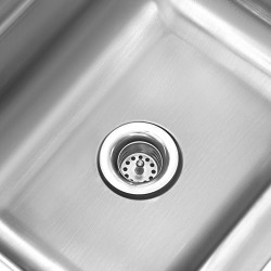 Kök handfat av rostfritt stålbredd 43,5cm