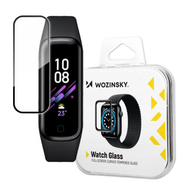 Hybrid protective glass for Samsung Galaxy Fit 2 Watch Glass black