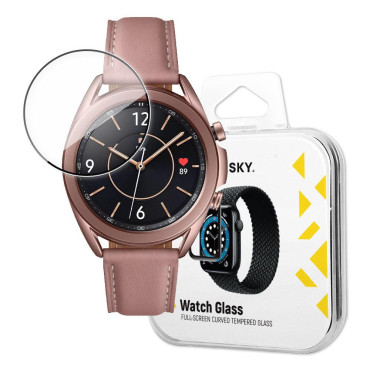 Hybride beschermingsglas voor Samsung Galaxy Watch 3 45 mm zwart