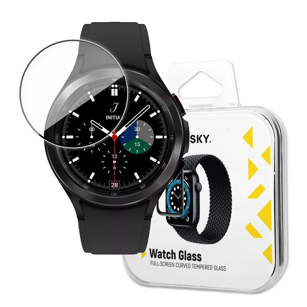 Υβριδικό προστατευτικό γυαλί για το Samsung Galaxy Watch 4/5 44mm Μαύρο