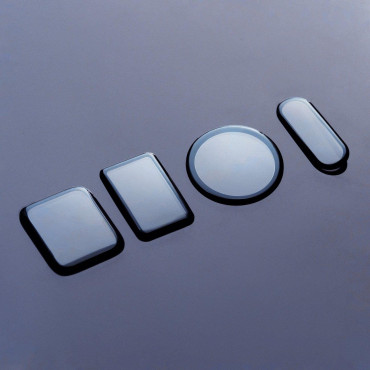 Hybride beschermingsglas voor oppo horloge 2 46 mm zwart