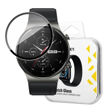 Hybridskyddsglas för Huawei Watch GT 2 46mm Svart