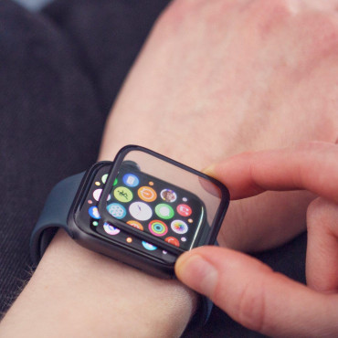 Hybride beschermingsglas voor Huawei horloge fit zwart