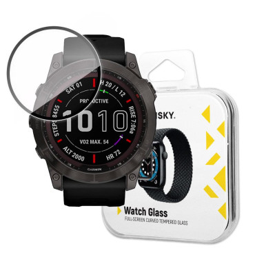 Hybridskyddsglas för Garmin Fenix 7x Black