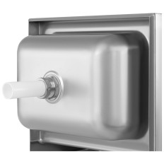 Lavabo de cocina para manos de acero inoxidable ancho 43,5cm