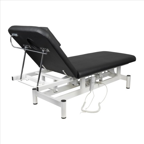 Elektrisch massagetafel 079 1 intensiteit zwart — zijaanzicht
