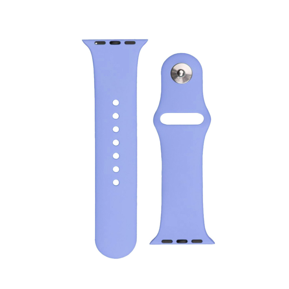 Silikónový hodinový popruh Apple Sledujte 2-9 / SE 38/40 / 41mm Silikónový popruh APS fialová