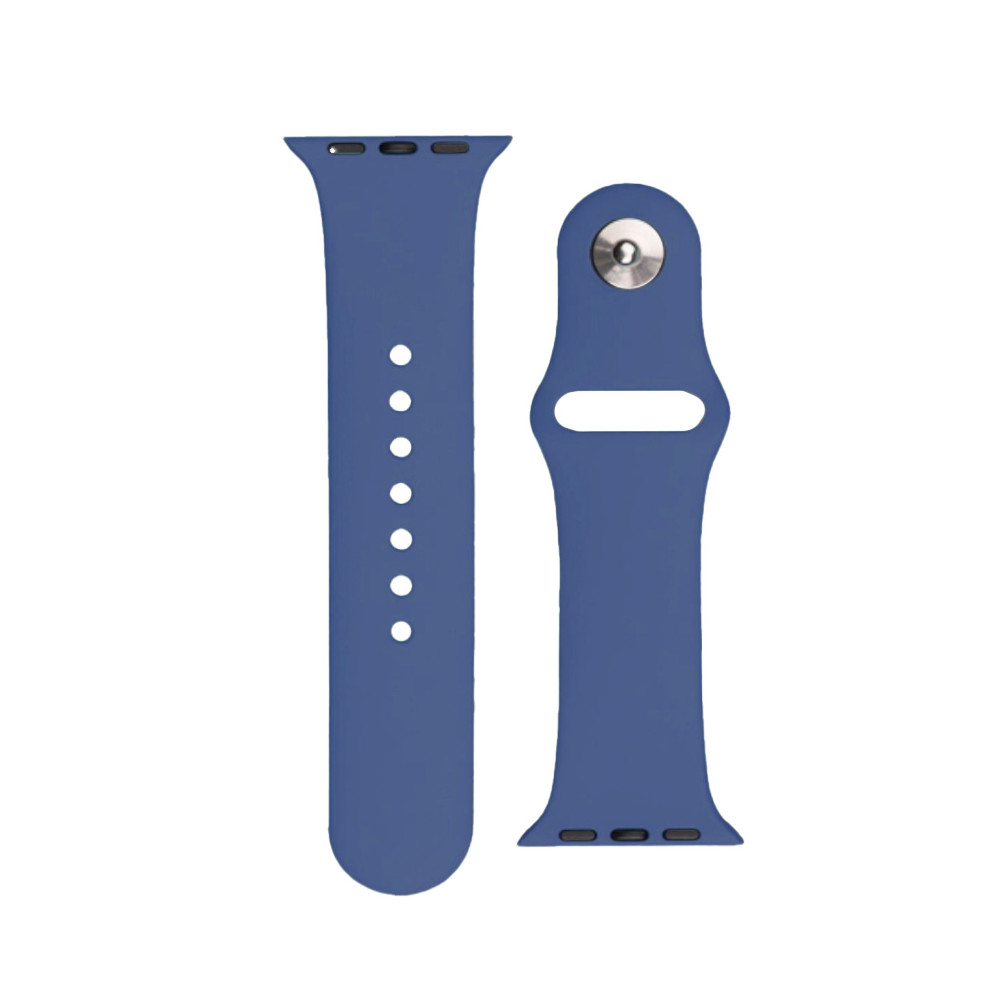 Silicone Watch Strap Apple Vaata 2-9 / SE 38/40 / 41mm Silicone Strap ApS Blue