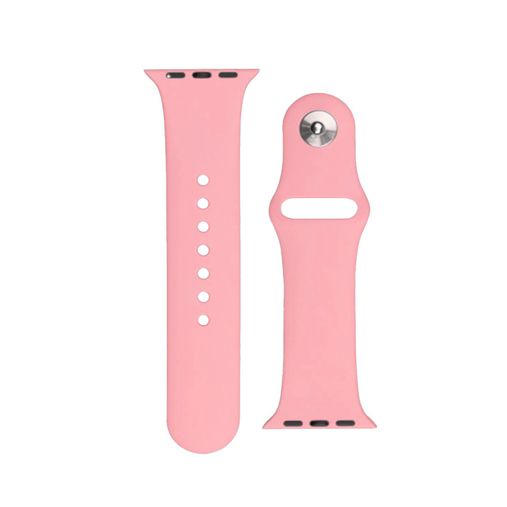 Silikonarmband Apple Watch 2-9 / SE 38/40 / 41mm Silikonband APS Rosa
