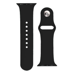 Silikone Watch Strap Apple Se Ultra 2-9 / SE 42/44 / 45mm Silicone Strap ApS Black