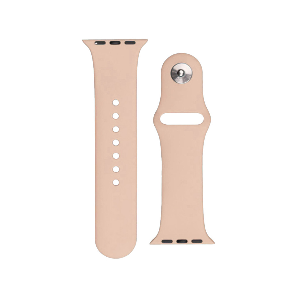 Silicone klockrem Apple Titta på Ultra 2-9 / SE 42/44/45 / 49mm Silikonrem ApS Sand