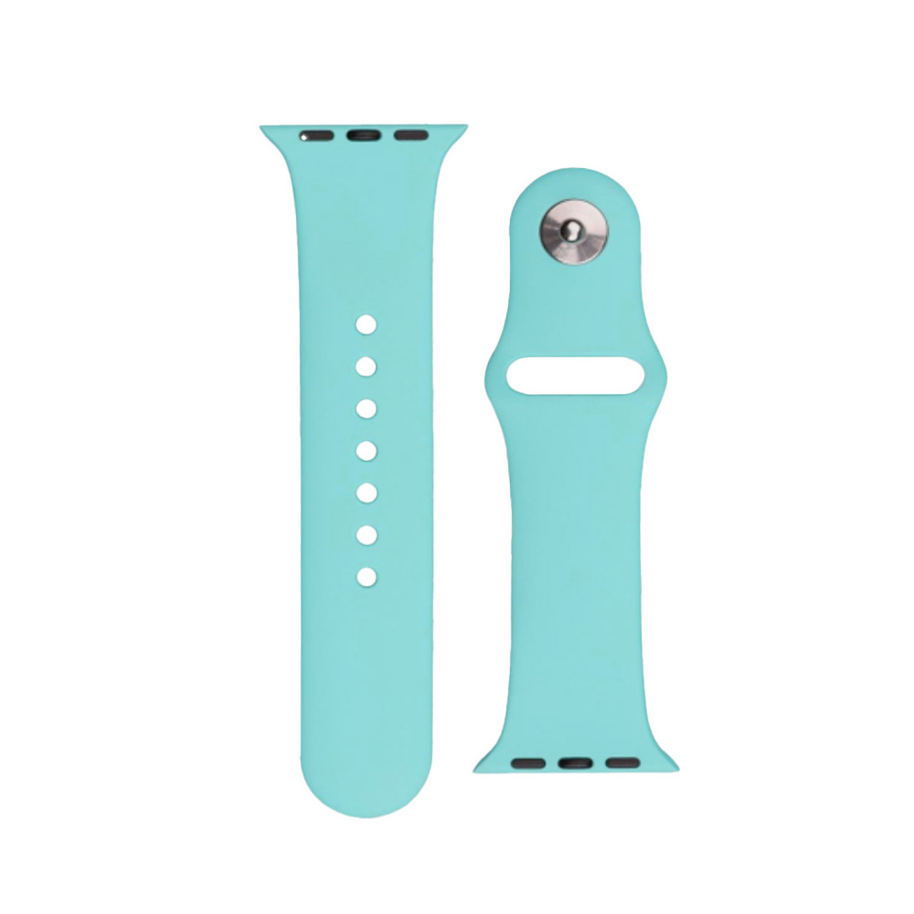 Silikónový hodinový popruh Apple Sledujte Ultra 2-9 / SE 42/44 / 45mm Silikónový popruh APS Light Blue