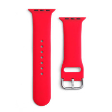 Siliconen horlogeband Apple Horloge 2-9 / SE 38/40 / 41mm Silicone Strap APS rood