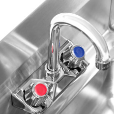 Kitchen sink for hands made of stainless steel width 43.5cm