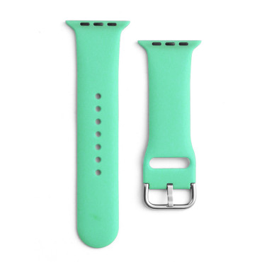 Silikónový hodinový popruh Apple Sledujte 2-9 / SE 38/40 / 41mm Silikónový popruh APS Mint