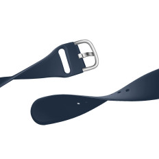 Silicone klockrem Apple Titta på Ultra 2-9 / SE 42/44/45 / 49mm Silikonrem ApS Svart