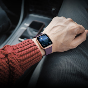 Silicone klockrem Apple Titta på Ultra 2-9 / SE 42/44/45 / 49mm Silikonrem ApS Mint