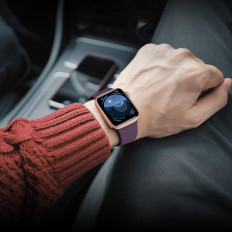 Silicone klockrem Apple Titta på Ultra 2-9 / SE 42/44/45 / 49mm Silikonrem ApS Mint