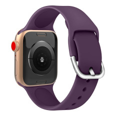 Silicone klockrem Apple Titta på Ultra 2-9 / SE 42/44/45 / 49mm Silikonrem ApS Mint