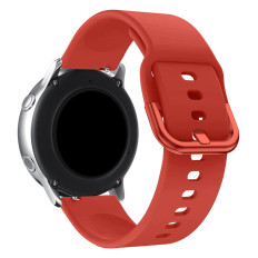 Silicona universal SmartWatch Correa Correa de silicona Ancho de 20 mm rojo