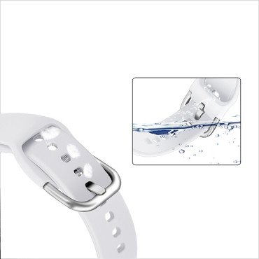 Univerzalni silikonski SmartWatch Star Stroicon Strap Thius širina 20mm rdeča