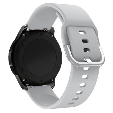 Universal Silicone ιμάντα για smartwatch silicone ιμάντα χιλ. Πλάτος 22mm γκρι