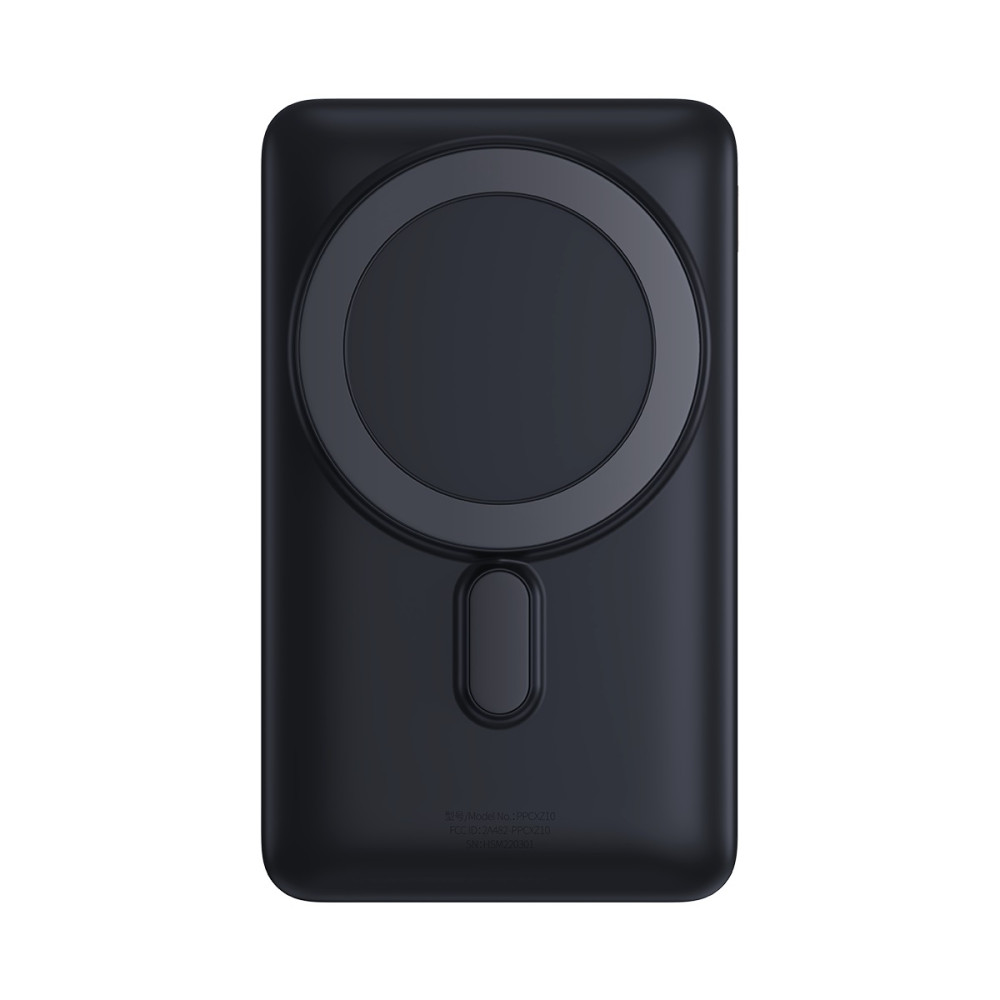 POWERBANK 10000MAH MAGSAVE 20W indukcijos įkroviklis ir užjūrio leidimas mėlynas stovas
