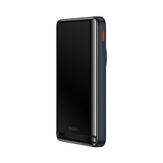 Powerbank 10000mAh Magsafe 20W Carregador de Indução e Suporte Azul