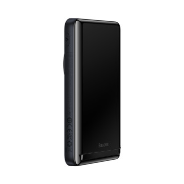 POWERBANK 10000MAH MAGSAVE 20W indukcijos įkroviklis ir užjūrio leidimas mėlynas stovas