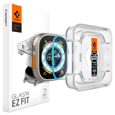 Gehard Glass Glass EZ Fit NA Apple Bekijk ultra 49 mm set van 2 stuks.