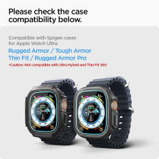 Gehard Glass Glass EZ Fit NA Apple Bekijk ultra 49 mm set van 2 stuks.