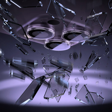 Tempered Glass for Camera for iPhone 14 Pro / 14 Pro Max + Mounting Kit