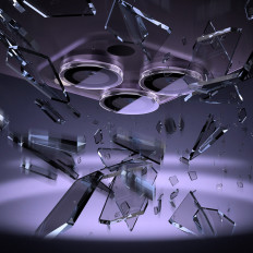 Edzett üveg az iPhone 14 Pro / 14 Pro Max + szerelő készlethez