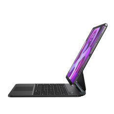 Magnētiskais korpuss + bezvadu tastatūra ar skārienpaneļa iPad PRO 11 '/ iPad Air 4/5 10.9 "Grey