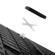 Magnetisk tilfelle + Trådløst tastatur med TouchPad iPad Pro 11 '' / iPad Air 4/5 10.9 "Grå