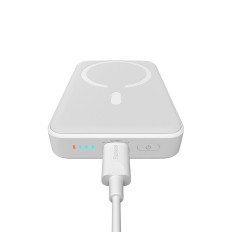 Mini Powerbank 10000mah με επαγωγή φόρτωσης Magsafe PD 20W White