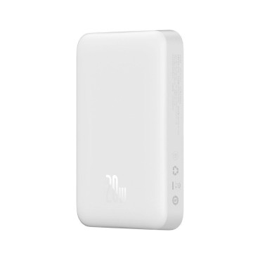 Mini PowerBank 10000mh z indukcijsko nalaganje Magsafe PD 20W White