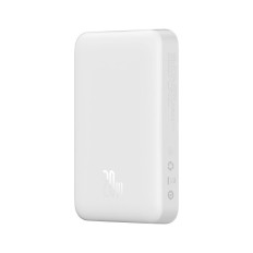 Mini PowerBank 10000mAh ar indukcijas Loading Magsafe PD 20W White