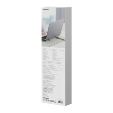 12W1 HUB USB-A Σταθμής Nobood USB-A DP HDMI SD TF RJ45 3.5mm Jack pd 100w γκρι