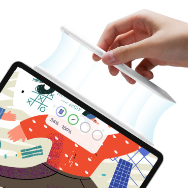 Aktiv stylusstil för iPad smidig skrivning 2 vit