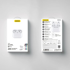 Brezžični lijačni slušalke TWS Bluetooth 5.2 230mAh bela