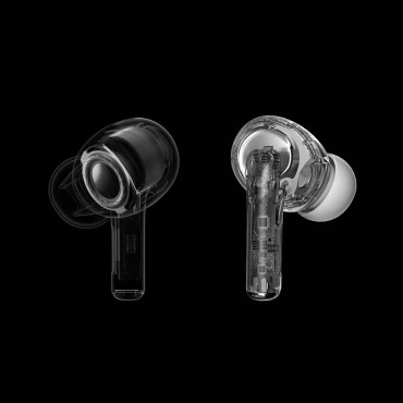 Trådlösa tratthörlurar TWS Bluetooth 5.2 230mAh vit